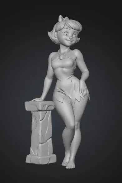 Mô hình Azure Belle - Nhân vật hoạt hình 3D dễ thương để trang trí - Image 1