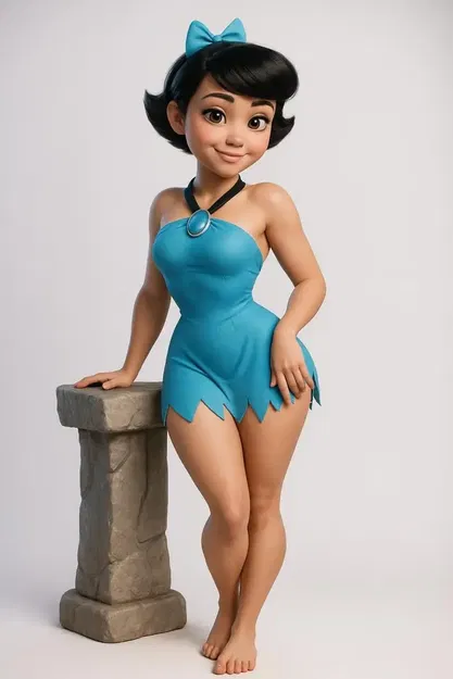 Mô hình Azure Belle - Nhân vật hoạt hình 3D dễ thương để trang trí - Image 2