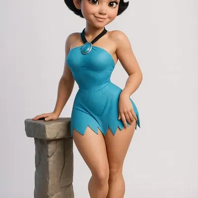 Mô hình Azure Belle - Nhân vật hoạt hình 3D dễ thương để trang trí