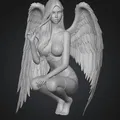 Mô hình 3D Thiên thần ánh trăng (Moonlit Lace Angel) tinh xảo - Thumbnail 1