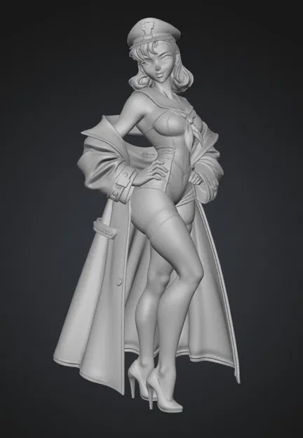 Mô hình 3D Sailor Siren: Nhân vật nữ thủy thủ đầy cuốn hút - Image 1