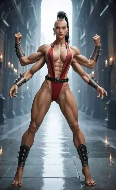 Mô hình 3D Nữ Chiến Binh Bốn Tay đầy uy lực cho game thủ - Image 2