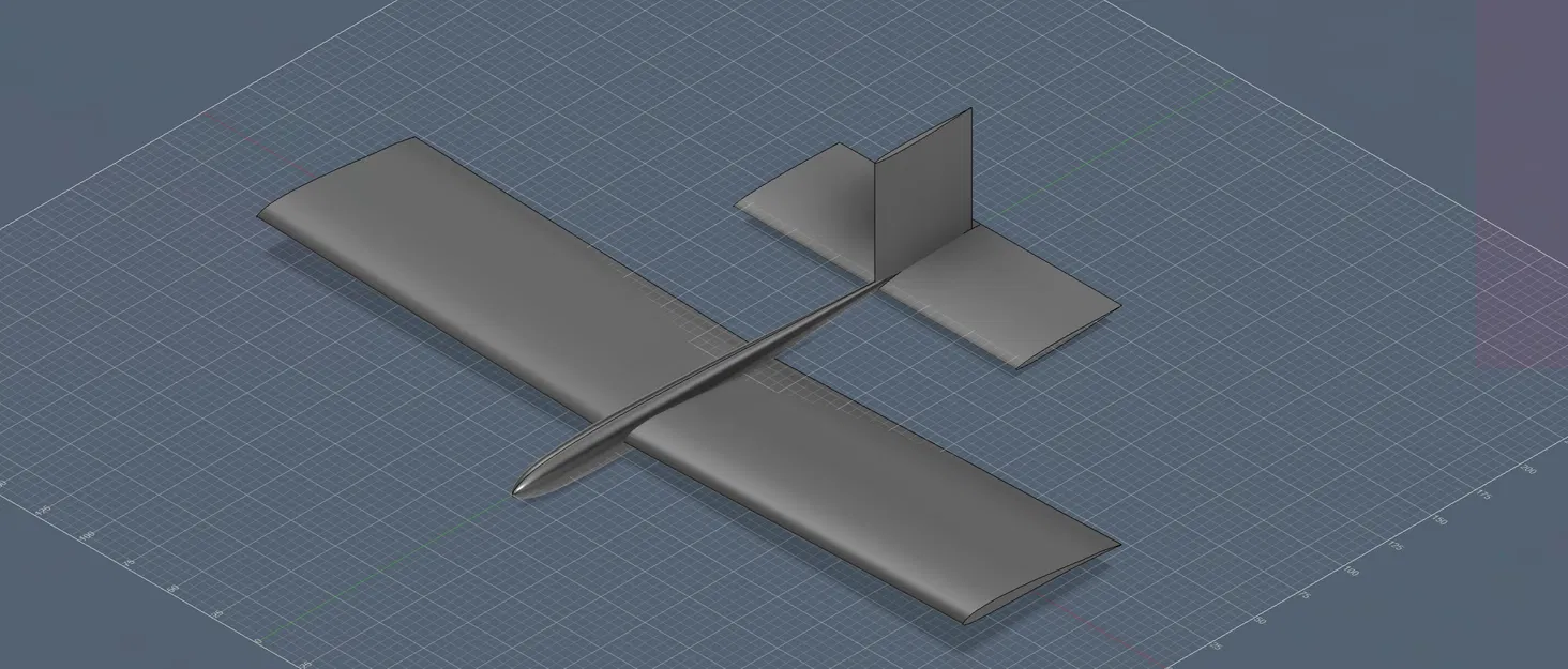 Tàu lượn mô hình hiệu suất cao (High-Performance Free-Flight Glider) - Image 1