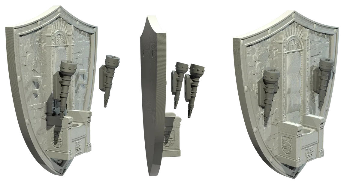 Philips OneBlade – Giá treo tường & Đế để bàn KCD2 Shield Throne - Image 7