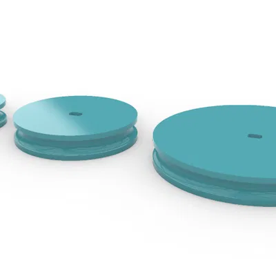 Bộ Pulley Tùy Chỉnh Cho Động Cơ TT DC (Yellow Motor) - In 3D