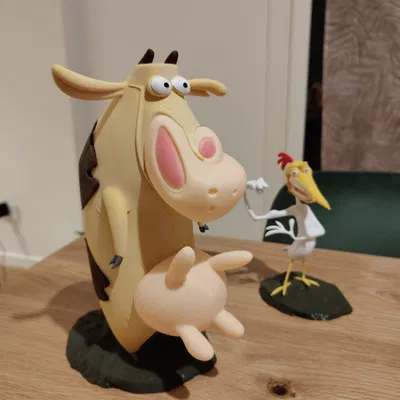 Cow | Mô hình đa sắc từ phim "Cow and Chicken"