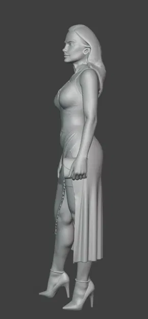 Mô hình 3D nhân vật Dua Lipa sang trọng chi tiết sắc nét - Image 2