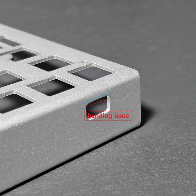 NakedKing60 - Vỏ case kim loại uốn cho bàn phím Venom 60HE - Image 5