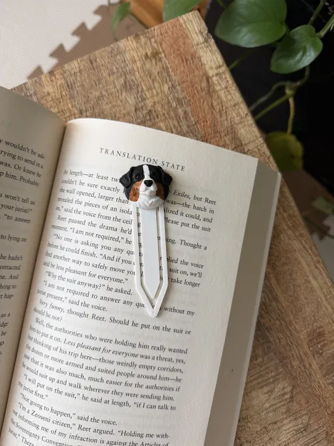 Kẹp sách chú chó Bernese Mountain - Image 1