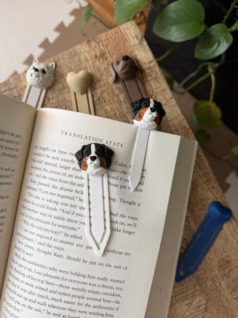 Kẹp sách chú chó Bernese Mountain - Image 2