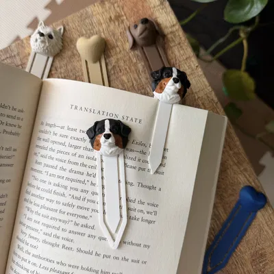 Kẹp sách chú chó Bernese Mountain