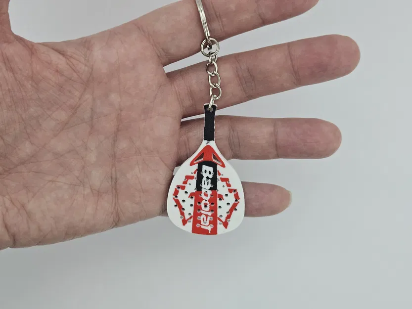 Móc khóa Padel Babolat Juan Lebron - Thiết kế hai mặt - Image 1