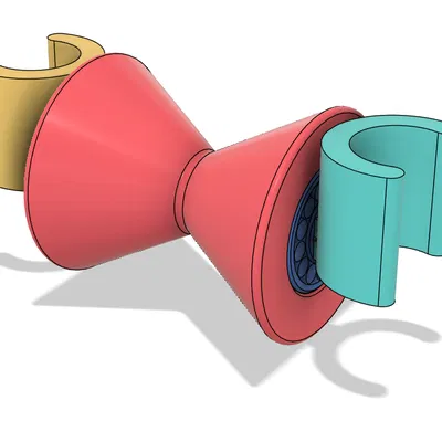 Ngàm gắn con lăn cho giá đỡ xe đạp