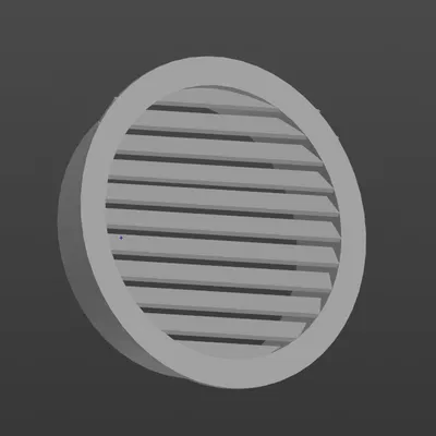 Nắp Lưới Thông Gió Cho Ống Nhựa 110mm (Thiết Kế In 3D)