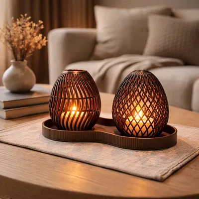 Đế Nến Hình Trứng Phục Sinh – Trang Trí Mùa Xuân Hiện Đại