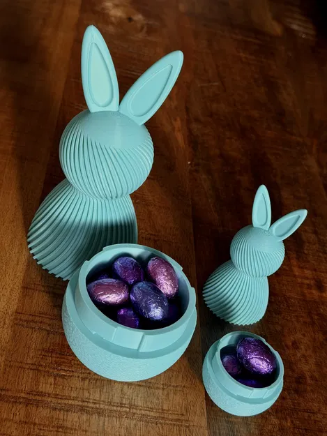 Hộp Đựng Easter Bunny – Tùy Chọn Nắp Vặn & Nắp Ren - Image 4