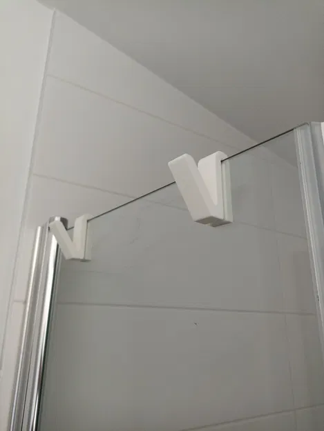 Móc Treo Khăn Cho Vách Kính Nhà Tắm In 3D Tiện Lợi - Image 1