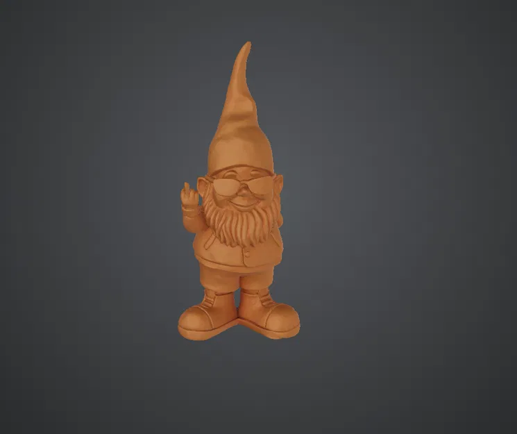 Mô hình chú lùn Gnomo Dito Medio cá tính - File in 3D độc lạ - Image 1