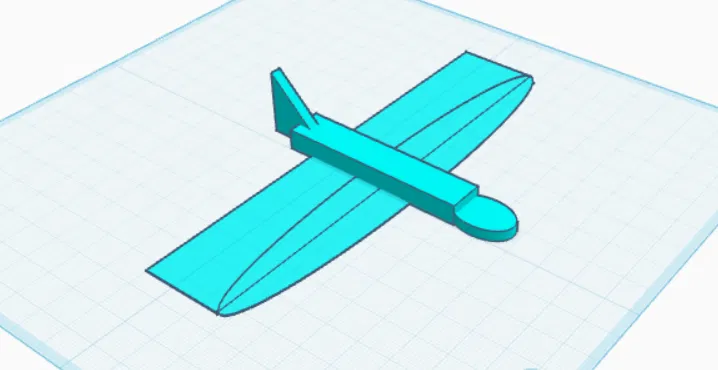 Mô hình máy bay lượn (Glider) in 3D - Thiết kế khí động học đơn giản - Image 3