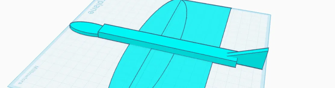 Mô hình máy bay lượn (Glider) in 3D - Thiết kế khí động học đơn giản - Image 4