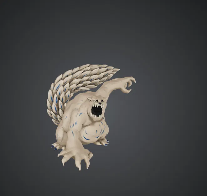 Mô hình 3D Nhất Vĩ Shukaku Naruto ấn tượng cho dân sưu tầm - Image 1