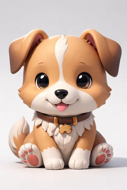 Mô hình chú chó nhỏ đáng yêu (Cute Dog) để bàn trang trí - Image 1