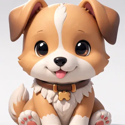 Mô hình chú chó nhỏ đáng yêu (Cute Dog) để bàn trang trí