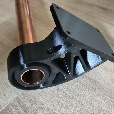 Giá đỡ rèm chịu lực cao tích hợp khớp cầu linh hoạt