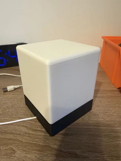 Mẫu đèn ngủ để bàn 3D thiết kế khối vuông hiện đại - Image 6