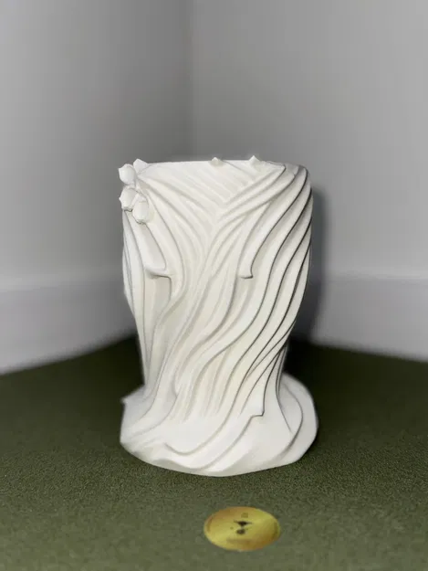 Chậu Cây Chân Dung Thiếu Nữ Trang Trí Nghệ Thuật (Female Portrait) - Image 4