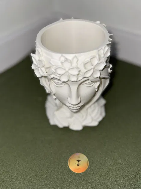 Chậu Cây Chân Dung Thiếu Nữ Trang Trí Nghệ Thuật (Female Portrait) - Image 6