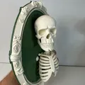Tranh treo tường bộ xương 3D phong cách Gothic ma mị - Thumbnail 4