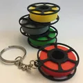 Móc khóa hình cuộn dây tóc 3D (Mini filament spool keychain) - Thumbnail 1