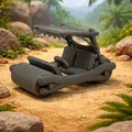Mô hình xe Flintstone thời tiền sử 3D độc đáo cho người sưu tầm - Thumbnail 1