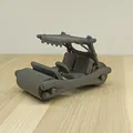 Mô hình xe Flintstone thời tiền sử 3D độc đáo cho người sưu tầm - Thumbnail 3
