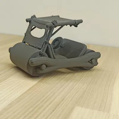 Mô hình xe Flintstone thời tiền sử 3D độc đáo cho người sưu tầm