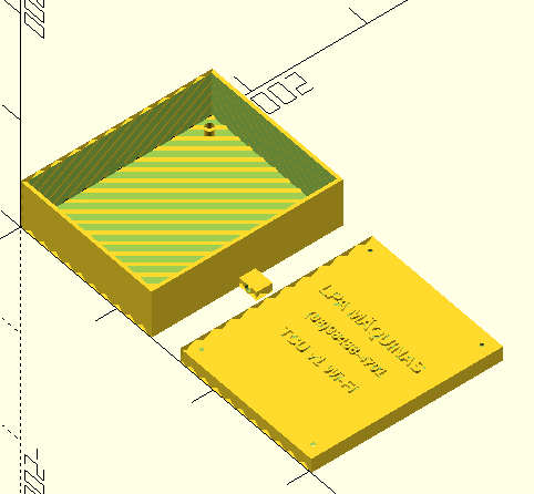 Hộp Đựng Bảo Vệ Bảng Mạch Điện Tử LPA TCU V1 - In 3D Đơn Giản - Image 1