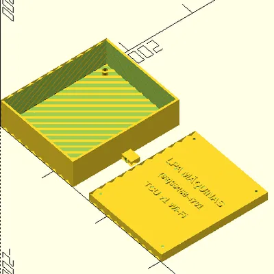 Hộp Đựng Bảo Vệ Bảng Mạch Điện Tử LPA TCU V1 - In 3D Đơn Giản