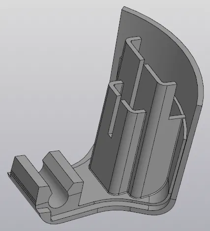 Lẫy khóa cốp sau cho xe Mitsubishi Pajero (Tự in 3D) - Image 1