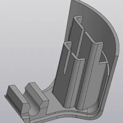 Lẫy khóa cốp sau cho xe Mitsubishi Pajero (Tự in 3D)