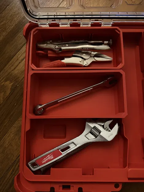 Khay 3D chứa dụng cụ cho hộp Milwaukee Slim Packout tiện lợi - Image 2