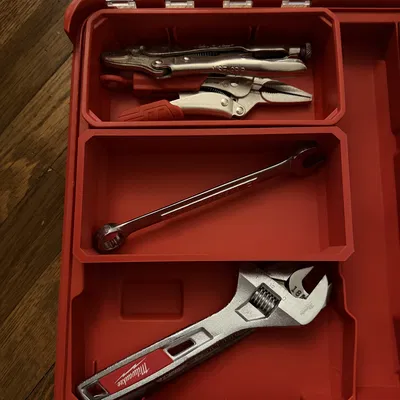 Khay 3D chứa dụng cụ cho hộp Milwaukee Slim Packout tiện lợi