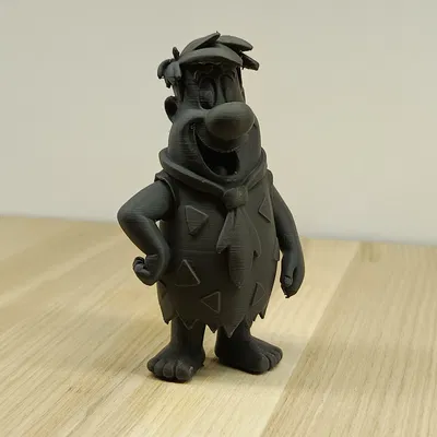 Mô hình nhân vật Fred Flintstone 3D - Đồ trang trí retro độc đáo