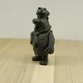 Mô hình nhân vật Fred Flintstone 3D - Đồ trang trí retro độc đáo - Thumbnail 3