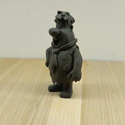 Mô hình nhân vật Fred Flintstone 3D - Đồ trang trí retro độc đáo