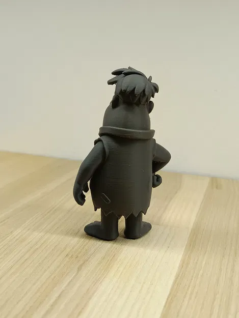 Mô hình nhân vật Fred Flintstone 3D - Đồ trang trí retro độc đáo - Image 4