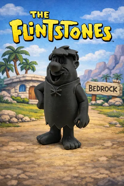 Mô hình 3D Barney Rubble - Nhân vật hoạt hình The Flintstones độc đáo - Image 1