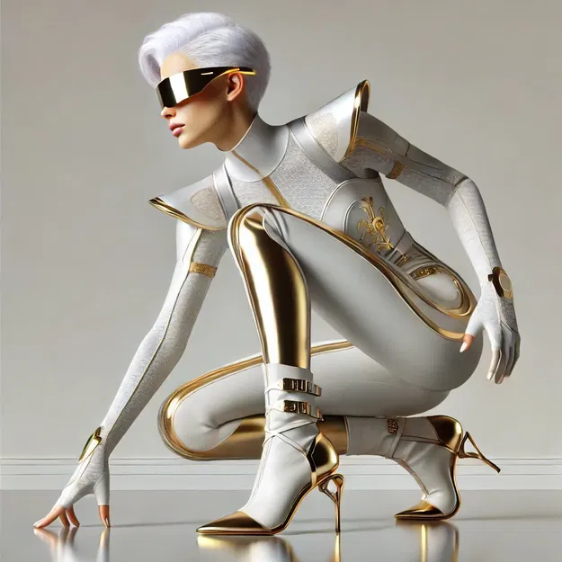 Mô hình 3D Aurora Vanguard nữ chiến binh tương lai sắc sảo - Image 2