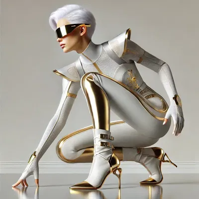 Mô hình 3D Aurora Vanguard nữ chiến binh tương lai sắc sảo