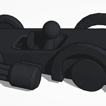 Mô hình xe đua gắn súng máy 3D cực chất để tự in tại nhà